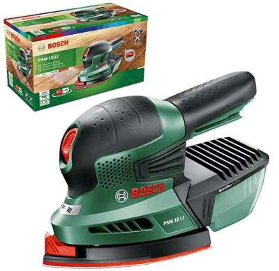 Bosch Home and Garden 0.603.3A1.301 Multilijadora de batería de Litio, 18 W, 18 V 